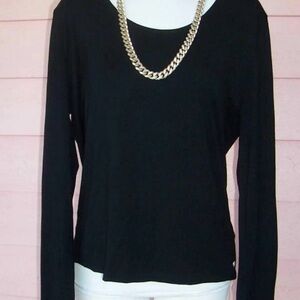 Fabletics Black Long Sleeve Top